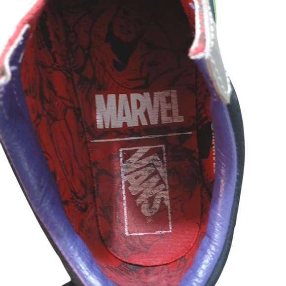 Vans x Marvel Avengers Captain America Sneakers Women's Tennis Shoes size 9 - Picture 5 of 12